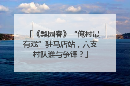 《梨园春》“俺村最有戏”驻马店站，六支村队谁与争锋？