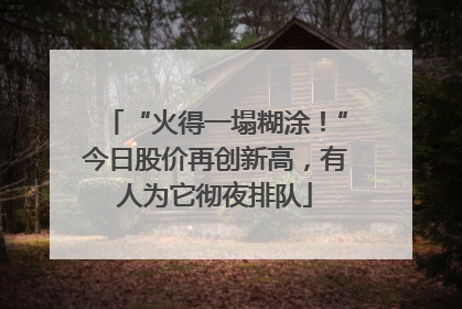 “火得一塌糊涂！”今日股价再创新高，有人为它彻夜排队