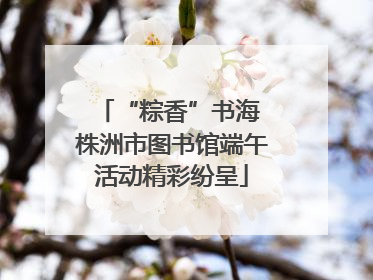 “粽香”书海 株洲市图书馆端午活动精彩纷呈