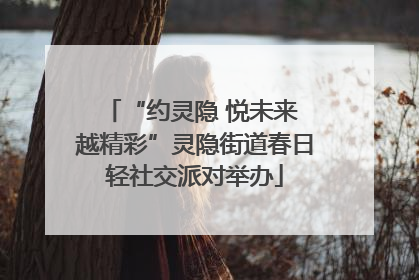 “约灵隐 悦未来 越精彩”灵隐街道春日轻社交派对举办