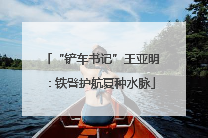 “铲车书记”王亚明：铁臂护航夏种水脉