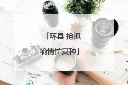 环县 抢抓墒情忙夏种