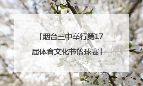 烟台三中举行第17届体育文化节篮球赛