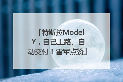 特斯拉Model Y，自己上路、自动交付！雷军点赞
