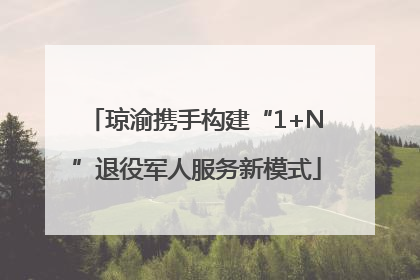 琼渝携手构建“1+N”退役军人服务新模式
