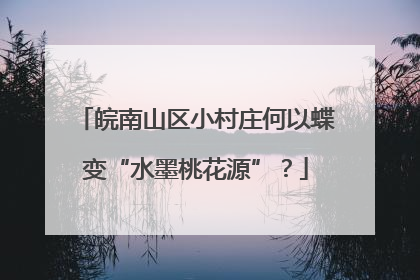 皖南山区小村庄何以蝶变“水墨桃花源”？