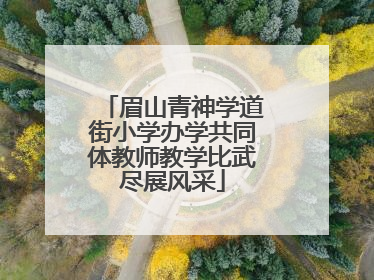 眉山青神学道街小学办学共同体教师教学比武尽展风采
