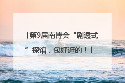 第9届南博会“剧透式”探馆，包好逛的！