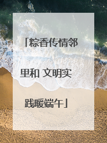 粽香传情邻里和 文明实践暖端午