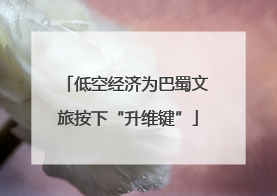 低空经济为巴蜀文旅按下“升维键”