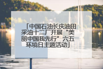 中国石油长庆油田采油十二厂开展“美丽中国我先行”六五环境日主题活动