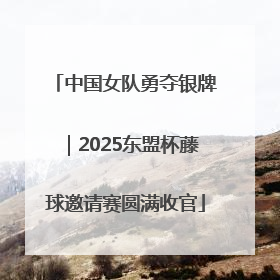 中国女队勇夺银牌｜2025东盟杯藤球邀请赛圆满收官