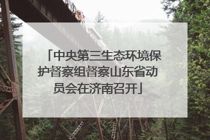 中央第三生态环境保护督察组督察山东省动员会在济南召开