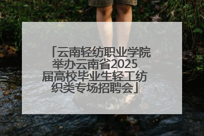 云南轻纺职业学院举办云南省2025届高校毕业生轻工纺织类专场招聘会