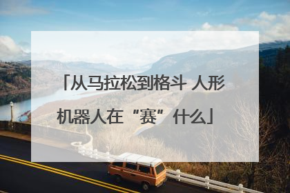 从马拉松到格斗 人形机器人在“赛”什么