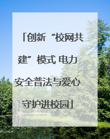 创新“校网共建”模式 电力安全普法与爱心守护进校园