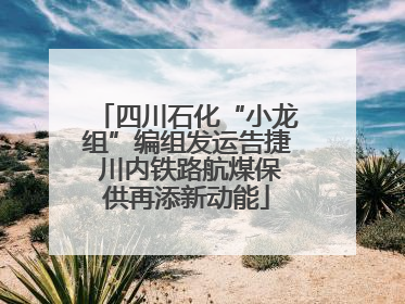 四川石化“小龙组”编组发运告捷 川内铁路航煤保供再添新动能