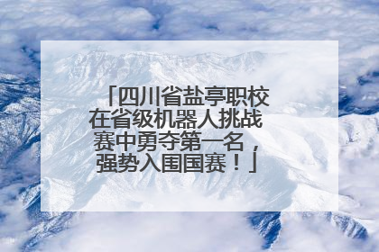 四川省盐亭职校在省级机器人挑战赛中勇夺第一名，强势入围国赛！