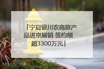 宁夏银川农商旅产品进京展销 签约额超3300万元