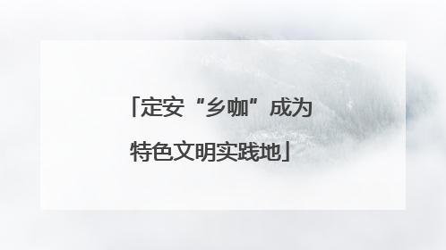 定安“乡咖”成为特色文明实践地