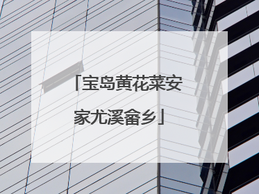 宝岛黄花菜安家尤溪畲乡