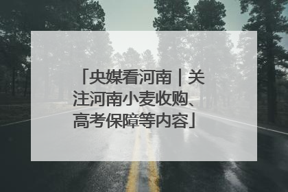 央媒看河南｜关注河南小麦收购、高考保障等内容