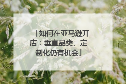 如何在亚马逊开店：垂直品类、定制化仍有机会