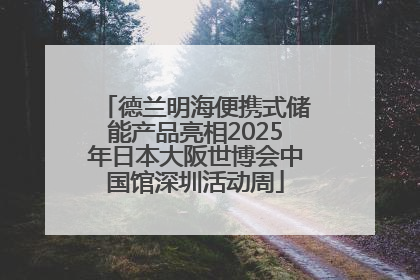 德兰明海便携式储能产品亮相2025年日本大阪世博会中国馆深圳活动周
