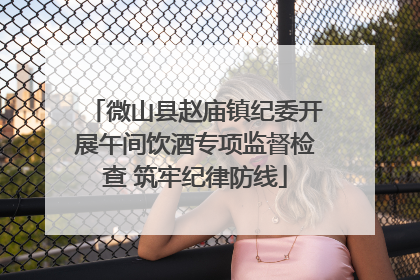 微山县赵庙镇纪委开展午间饮酒专项监督检查 筑牢纪律防线