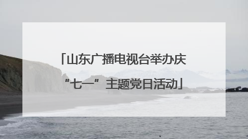 山东广播电视台举办庆“七一”主题党日活动
