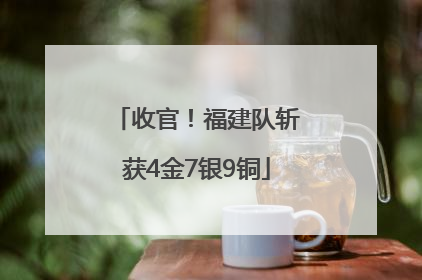 收官！福建队斩获4金7银9铜