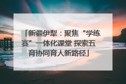 新疆伊犁：聚焦“学练赛”一体化课堂 探索五育协同育人新路径