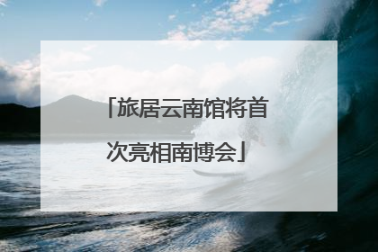 旅居云南馆将首次亮相南博会