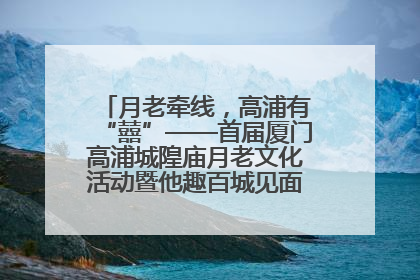 月老牵线，高浦有“囍”——首届厦门高浦城隍庙月老文化活动暨他趣百城见面会隆重举办