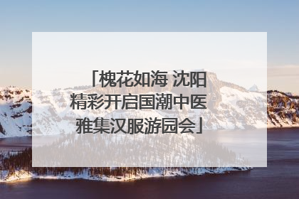 槐花如海 沈阳精彩开启国潮中医雅集汉服游园会
