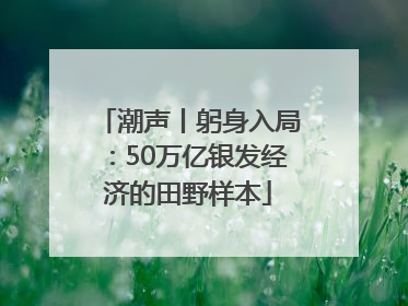 潮声丨躬身入局：50万亿银发经济的田野样本