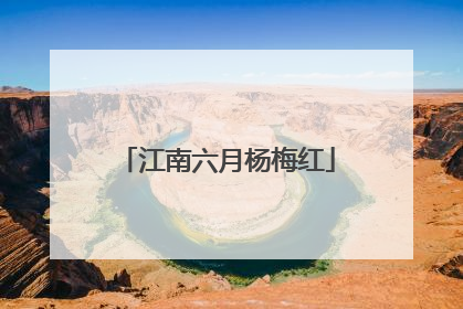 江南六月杨梅红