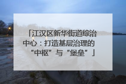 江汉区新华街道综治中心：打造基层治理的“中枢”与“堡垒”
