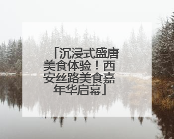 沉浸式盛唐美食体验！西安丝路美食嘉年华启幕