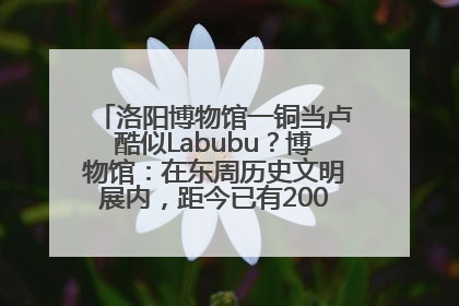 洛阳博物馆一铜当卢酷似Labubu？博物馆：在东周历史文明展内，距今已有2000多年历史