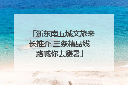 浙东南五城文旅来长推介 三条精品线路喊你去避暑