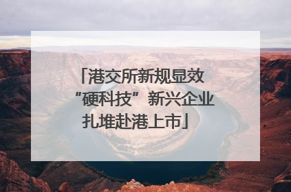 港交所新规显效 “硬科技”新兴企业扎堆赴港上市