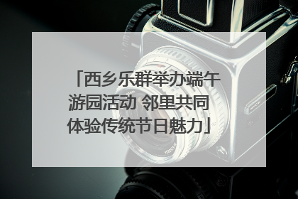 西乡乐群举办端午游园活动 邻里共同体验传统节日魅力