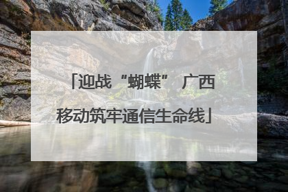 迎战“蝴蝶” 广西移动筑牢通信生命线