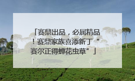 赛鼎出品，必属精品！赛鼎家族喜添新丁“赛尔正得蝉花虫草”