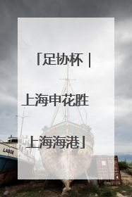 足协杯｜上海申花胜上海海港