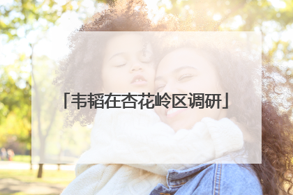 韦韬在杏花岭区调研