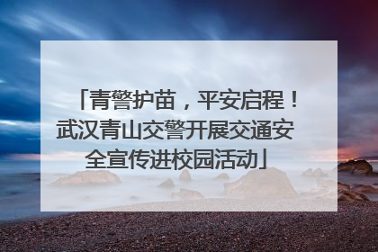 青警护苗，平安启程！武汉青山交警开展交通安全宣传进校园活动