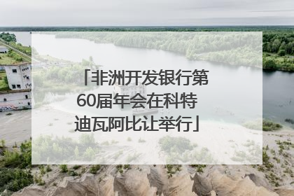 非洲开发银行第60届年会在科特迪瓦阿比让举行
