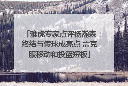 雅虎专家点评杨瀚森：终结与传球成亮点 需克服移动和投篮短板